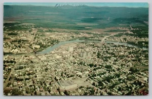 Postal aérea vista ciudad Fairbanks Golden Heart of Alaska - Imagen 1 de 2