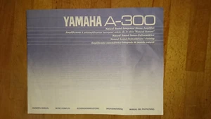 Yamaha A-300 Bedienungsanleitung Operating Instuctions Manual - Bild 1 von 2