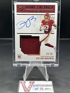 2021 Panini Encased - DYAMI BROWN ROOKIE CAP PATCH AUTO /50 #148 - Picture 1 of 3