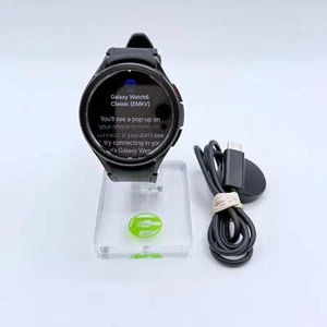 WiFi Only Samsung Galaxy Watch6 Classic Aluminum Smartwatch SM-R965U - Picture 1 of 8
