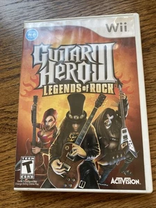 Guitar Hero 3 III Legends Of Rock Wii Completo con Manuales - Imagen 1 de 3