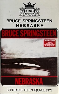 BRUCE SPRINGSTEEN Nebraska UNIQUE RARE CASSETTE - Picture 1 of 4