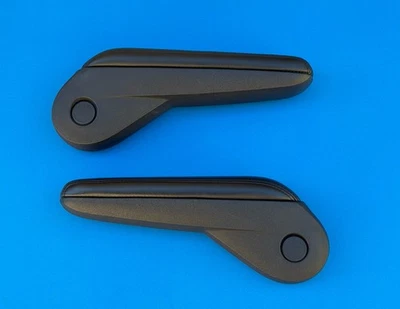 Dodge Grand Caravan 2011-2020 asiento delantero L&R reposabrazos/cuero negro OEM Foto 1 de 4