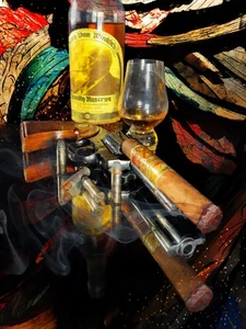 24 x 18- Pappy and Opus X Cigar Colt Revolver Print on glossy paper - Picture 1 of 2