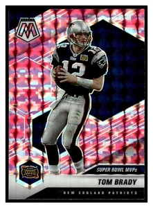 2021 Mosaic Prizm Pink 282 Tom Brady New England Patriots NFL football card - Picture 1 of 2