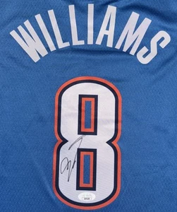 Jalen Williams signiert handsigniert Oklahoma City Thunder Nike Trikot JSA COA - Bild 1 von 5
