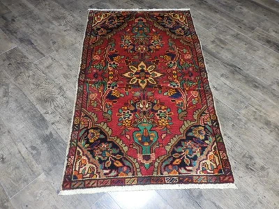 Анатолийский геометрический винтажный турецкий ковер, деревенский турецкий винтажный ковер 2,8 x 4,5 - Изображение 1 из 4