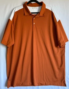 Nike Golf Polo Shirt Men Orange 3XL Fit Dry Performance Short Sleeve Lightweight - Picture 1 of 14