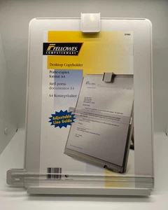 Fellowes nicht magnetischer Schreibtisch-Kopienhalter im Letter-Format, Platin (FEL21103) - Bild 1 von 6