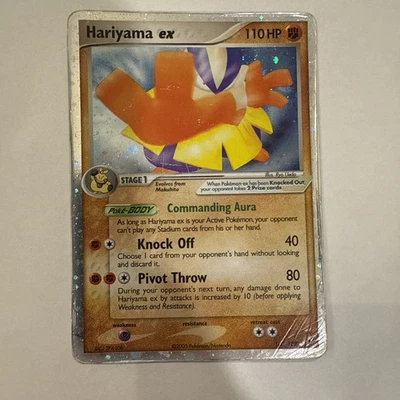 Hariyama ex 100/107 Deoxys Holo - Damaged - Image 1 of 4