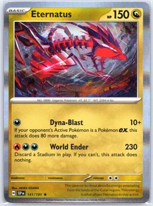 Eternatus 141/191 Holo Near Mint SV08: Surging Sparks Pokemon Shipnow - Picture 1 of 2