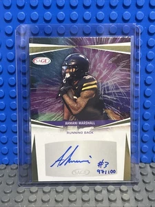 2025 Sage High Series #A-AM2 Ahmani Marshall - Browns RC Rookie Auto #/100 - NM - Picture 1 of 1