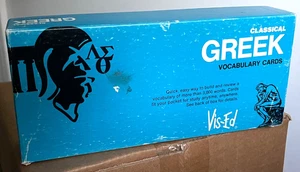 Classical Greek Vocabulary Cards Vis-Ed Study Greek-English MISSING CARDS? - Bild 1 von 6