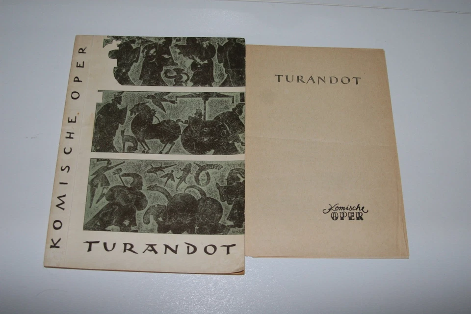 Puccini Turandot - Berlin 1959 - mit Sigrid Ekkehard, Erwin Wohlfahrt, Programm - Bild 1 von 1