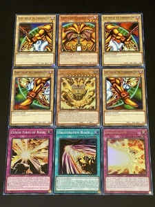 Exodia Full 5 Piece Set + Incarnate + Obliterate!!! + Blaze + Rage  | YuGiOh! - Picture 1 of 20