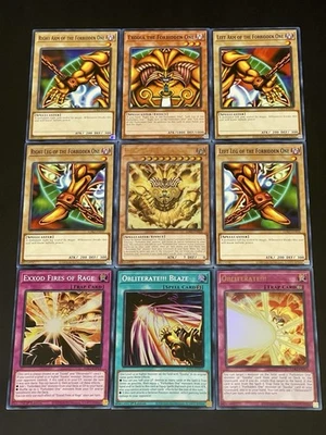 Exodia Full 5 Piece Set + Incarnate + Obliterate!!! + Blaze + Rage  | YuGiOh! - Image 1 of 4