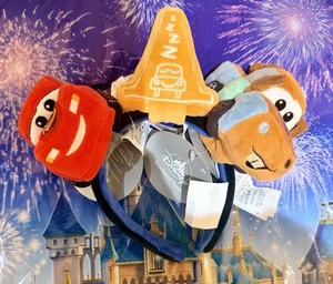 Disney Parks 2025 CYO Tow Mater, McQueen, Cone Plush Complete Set Headband - Picture 1 of 1