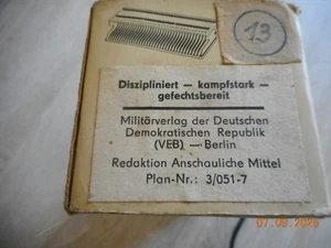 Dia Serie NVA : Dizzipliniert-kampfstark und gefechtsbereit 36 Dias, NVA in OVP - Bild 1 von 4