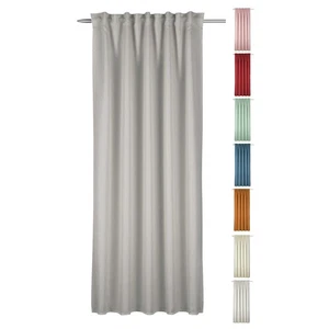 ALBANI Louis Schlaufenschal Dekoschal Vorhang verdeckte Schlaufen blickdicht uni - Bild 1 von 9