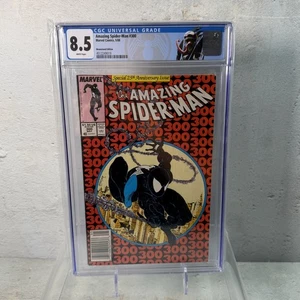Amazing Spider-Man #300 Marvel 1988 Newsstand 1st Venom CGC 8.5 Custom Label - Picture 1 of 3