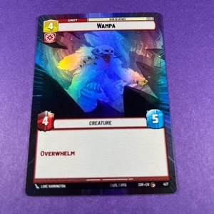 Wampa 427 Hyperspace Foil Star Wars Unlimited Card Game Trading Card - Picture 1 of 6
