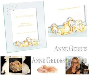 Certified Anne Geddes Photo Frame 9x13 cm in Glass and 925% Silver 203g - Picture 1 of 1