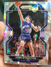 John Stockton 2021-22 Prizm Basketball John Stockton Cracked Ice