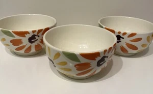 Juego de 3 cuencos de vidrio para sopa de cereal Pier 1 “flor” - Imagen 1 de 9