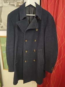 Tombolini 800€ Men's Peacoat Size EU 52 ( L ) Made in Italy - Picture 1 of 13