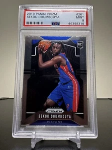 Sekou Doumbouya 2019-20 Prizm Rookie #261 Detroit Pistons RC PSA MINT 9 - Picture 1 of 2