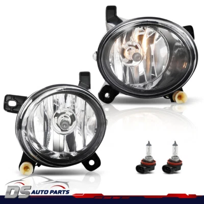 Fit For 2009 2010 2011 2012 Audi A4 S4 B8 Sedan Pair Front Fog Light Lamp Kit - Image 1 of 4