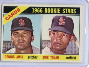 1966 Topps Rookie Stars Bob Tolan Dennis Aust Cardinals #179 ⭐️💥🎯 VG/VG+ - Bild 1 von 2