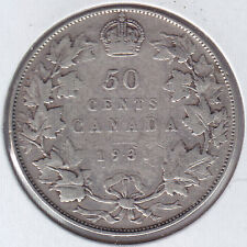 1931 Canada Fifty Cents Silver Coin