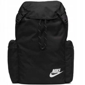 Nike Sportswear Heritage Backpack Black School Travel Drawstring Gym DV3049-010 - Picture 1 of 5