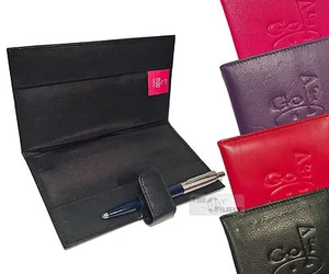 Mala Leather Golf Score Card Holder Pencil Wallet Cover Pen Colours Unisex - Picture 1 of 11