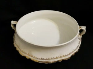 Homer Laughlin Majestic 69L? Vegetable Bowl Hudson 7" White Gold **No Lid** - Picture 1 of 11