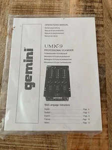GEMINI UMX-9 User Manual - Bild 1 von 3