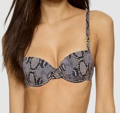 Nuevo con etiquetas Sujetador Stella McCartney Estampado Exótico Demi Balconette Talla 36 (EE. UU.)  Foto 1 de 4