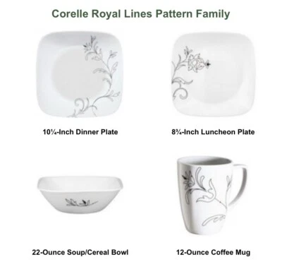 Juego de vajilla Corelle Royal Lines 30 piezas Foto 1 de 4