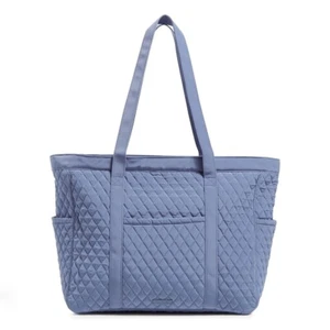 New VERA BRADLEY Get Going Large Tote Bag Travel in Rustic Blue R$175 - Picture 1 of 19