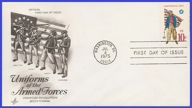 USA4 #1566 U/A ARTCRAFT FDC   Continental Navy - Image 1 of 1
