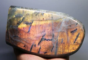 3.27lb NATURAL Rainbow Labradorite Crystal Stone Polished Stone Madagascar - Picture 1 of 12