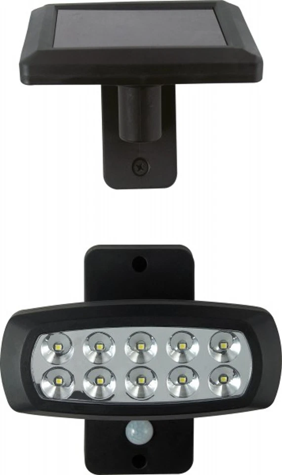 LED Solar Leuchte Gartenstrahler Garten Lampe Deko Strahler mit Bewegungsmelder - Bild 1 von 1