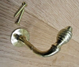Pack Of 5 Beehive Oval Knob Projecting Vintage Retro Hanging Hook Hanger Peg - Picture 1 of 2