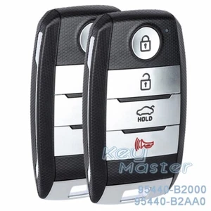 2x for Kia Soul 2014-2018 Keyless Smart Remote Key Fob 95440-B2000 95440-B2AA0 - Picture 1 of 5