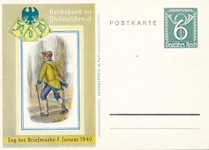 Card Germany 1940 WWII 3rd Reich Era Winterworks Reichs Partiage WHW RDF MInt 2 - Picture 1 of 1