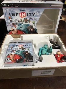 PS3 Disney Infinity Starter Pack Incredibles Monsters Inc Pirates Open Box - Picture 1 of 4