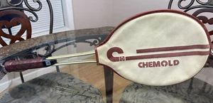 Tennis Vintage Rod Laver Grand Slam Rare Metal Racquet Original Chemold cover - Picture 1 of 7