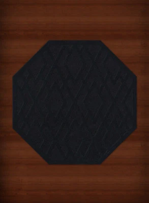 Black Diamond Lines Criss-Cross Bordered Transitional Area Rug Geometric DV1 - Image 1 of 2
