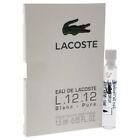 LACOSTEEau De L.12.12 Blanc by Lacoste for Men - 1.5 ml EDT Splash Vial (Mini)